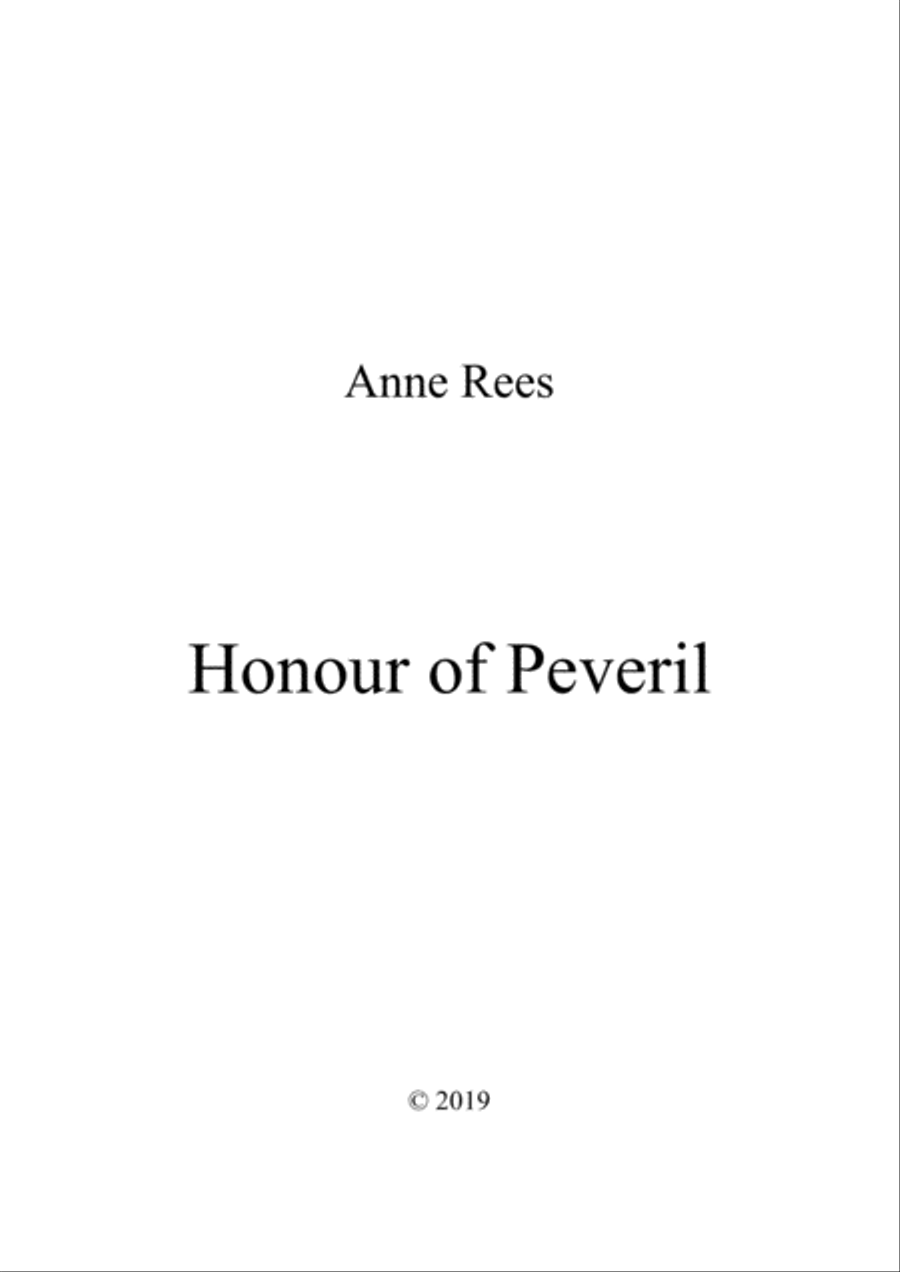 Honour of Peveril Piano Solo scores gallery preview page 1