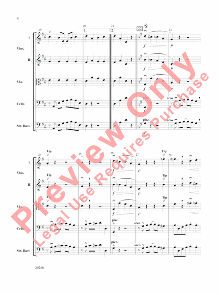 End Pin Rag String Orchestra scores gallery preview page 5