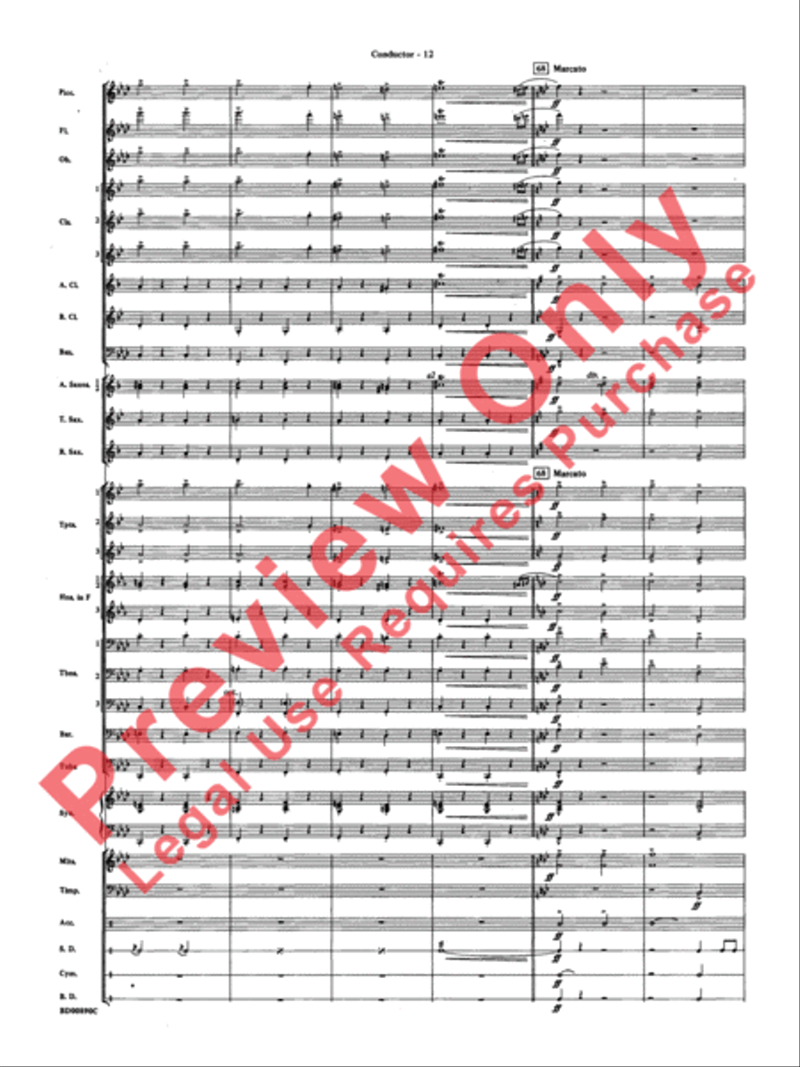 Holiday Emblem Concert Band scores gallery preview page 15