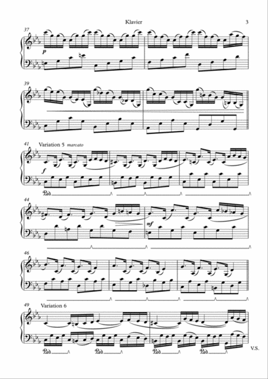 Etüde in C-Moll - Piano Solo Piano Solo scores gallery preview page 3