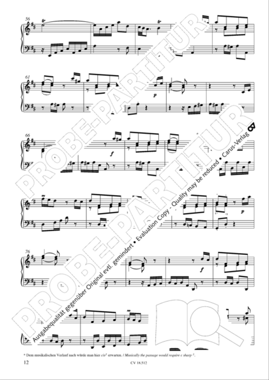 Six Suites Harpsichord scores gallery preview page 13