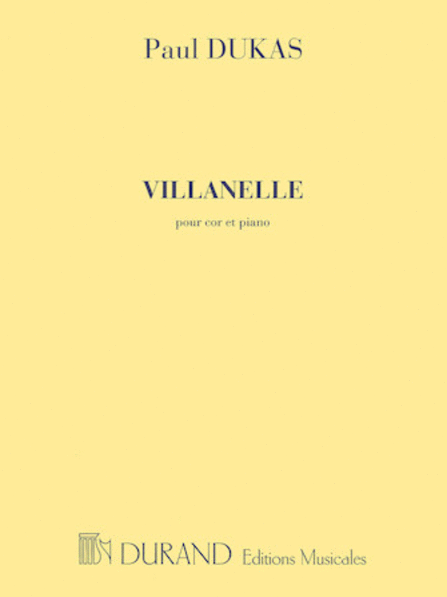 Villanelle Orchestra scores gallery preview page 1