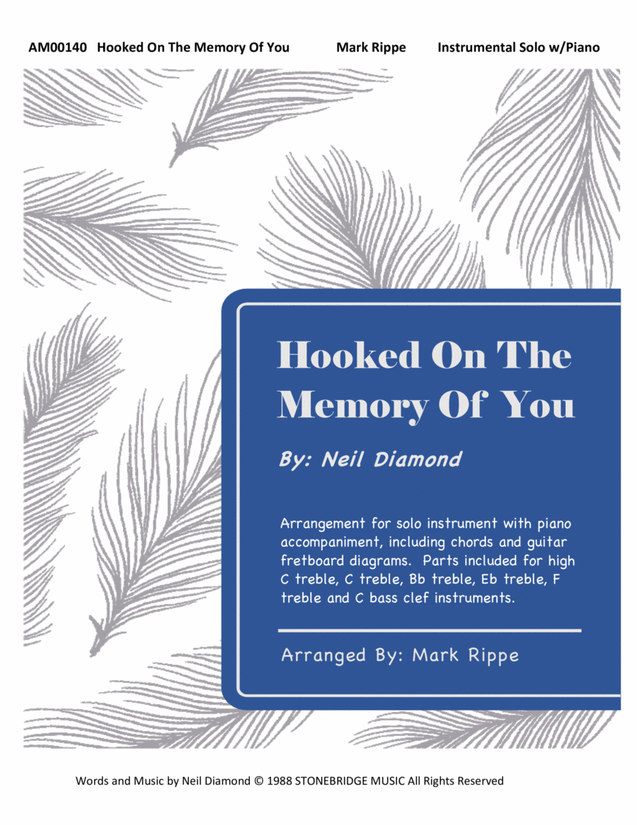 Hooked On The Memory Of You Piano scores gallery preview page 1