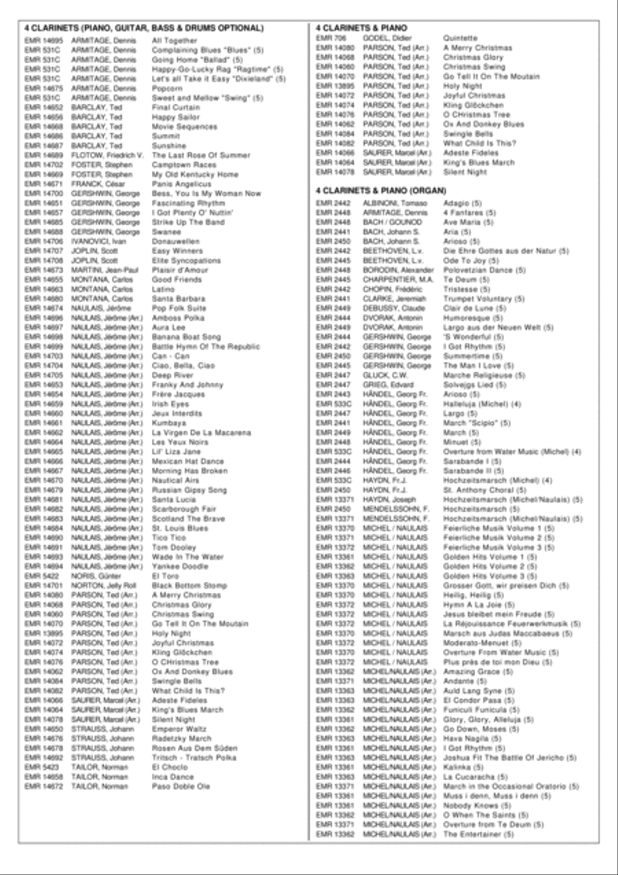 Play With Your Band Volume 2 Clarinet scores gallery preview page 9