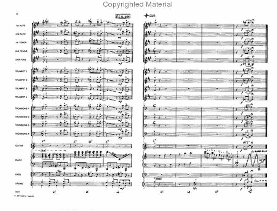 Piano Power Jazz Ensemble scores gallery preview page 11