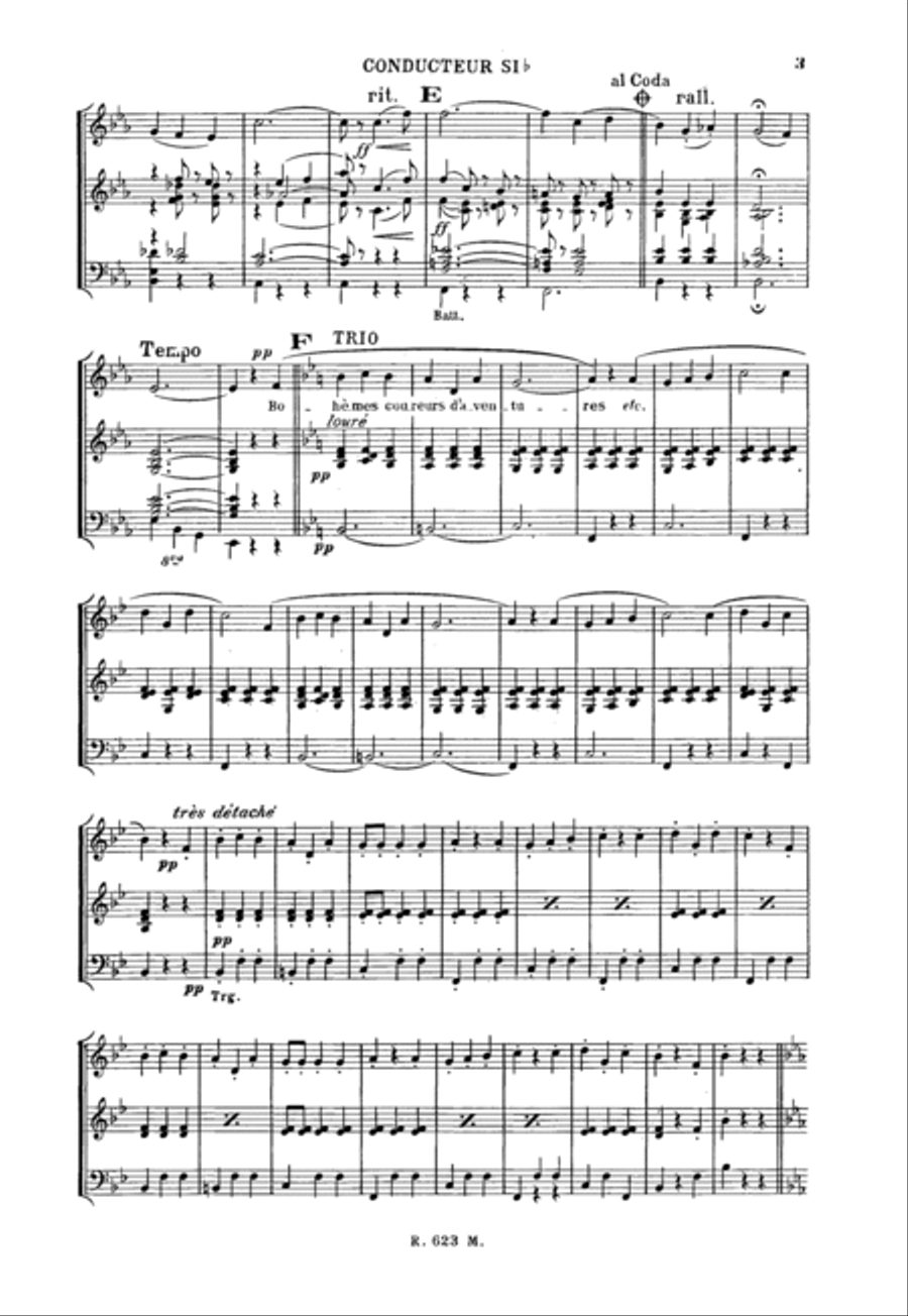 Saltimbanques (Valse) Concert Band scores gallery preview page 4