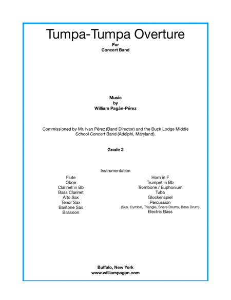 Tumpa-Tumpa Overture For Concert Band image number null