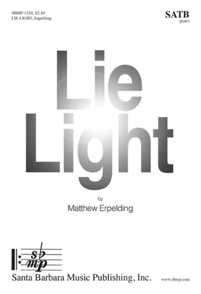 Lie Light - SATB Octavo image number null