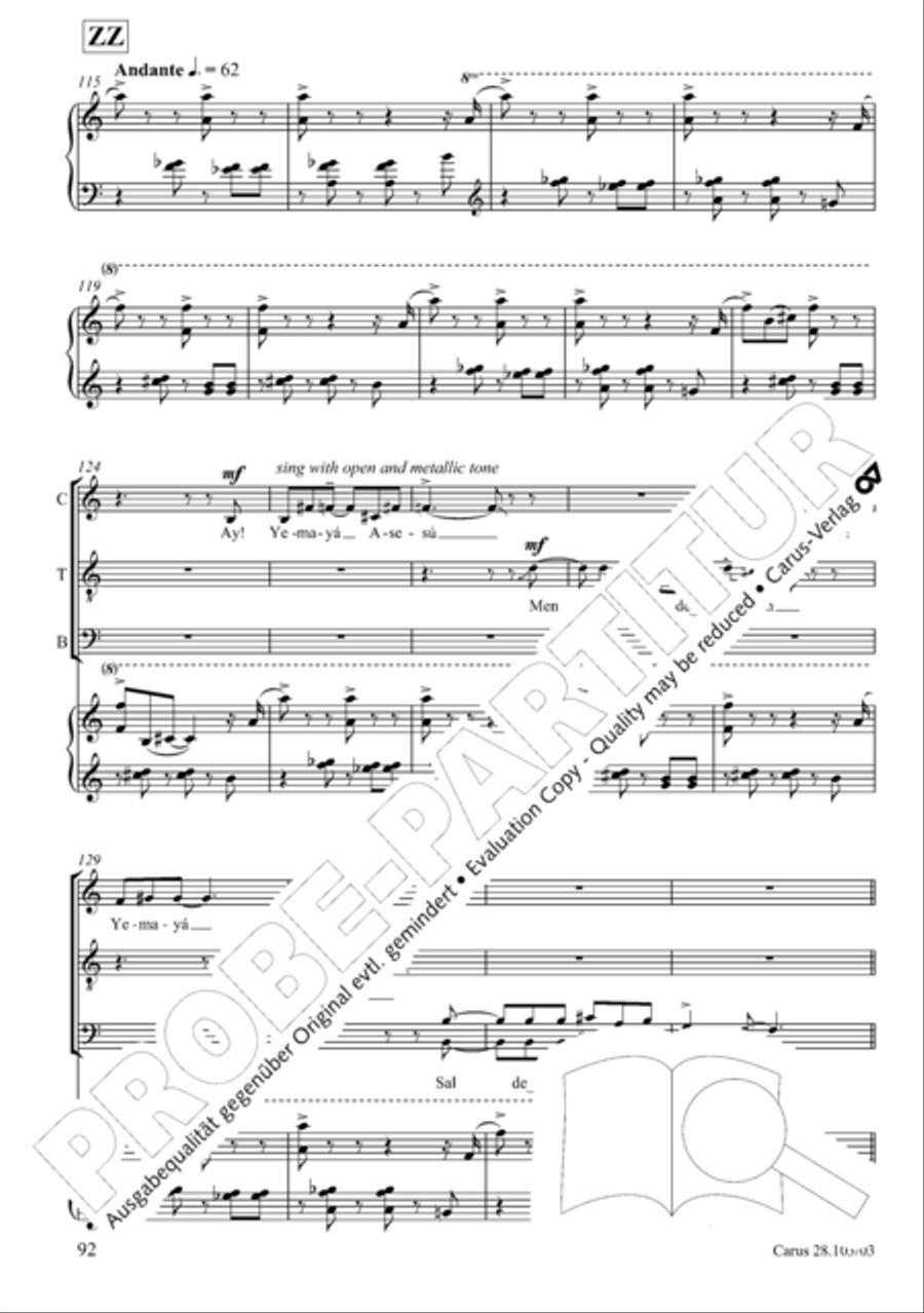 Water Water 4-Part scores gallery preview page 107