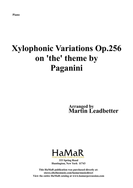 Xylophonic Variations