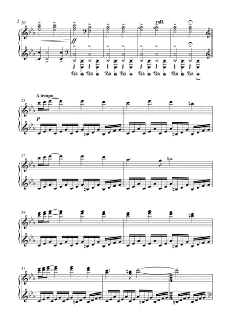 C'est finis C'est finis Piano Solo scores gallery preview page 2