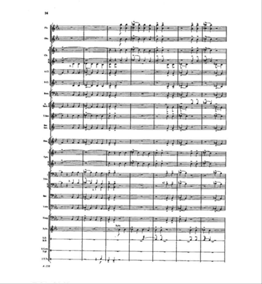 Ritual and Capriccio Concert Band scores gallery preview page 24