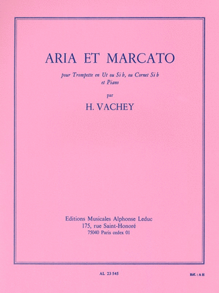 Aria Et Marcato (trumpet & Piano)