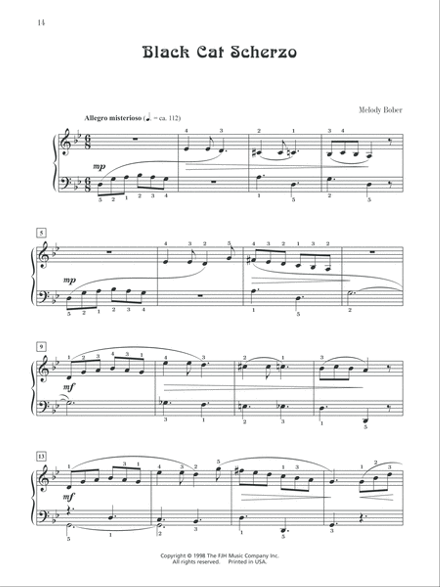 Halloween Favorites, Book 4 Piano Solo scores gallery preview page 4