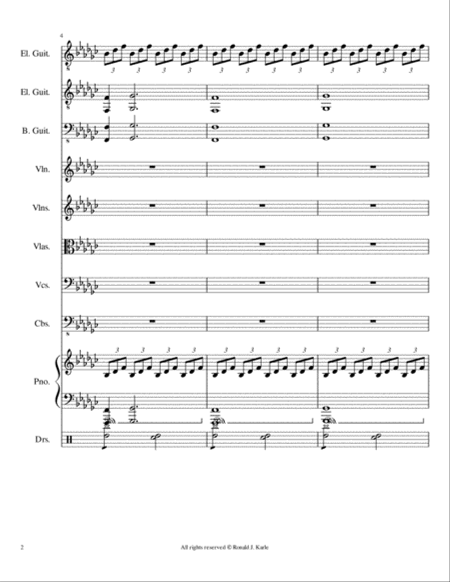 Dreaming Dreaming Full Orchestra scores gallery preview page 3