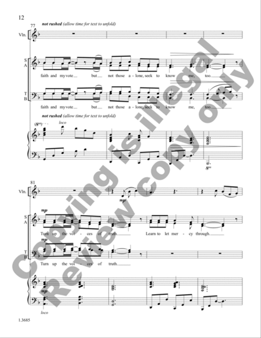 All of Me (Choral Score) All of Me (Choral Score) 4-Part scores gallery preview page 12