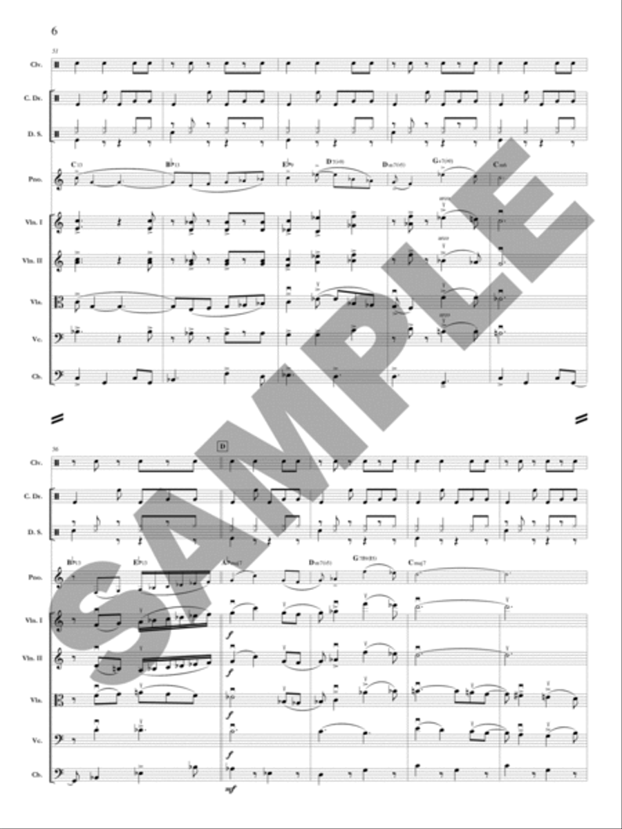 Ayana (Solo Violin, Viola, or Cello) Orchestra scores gallery preview page 7