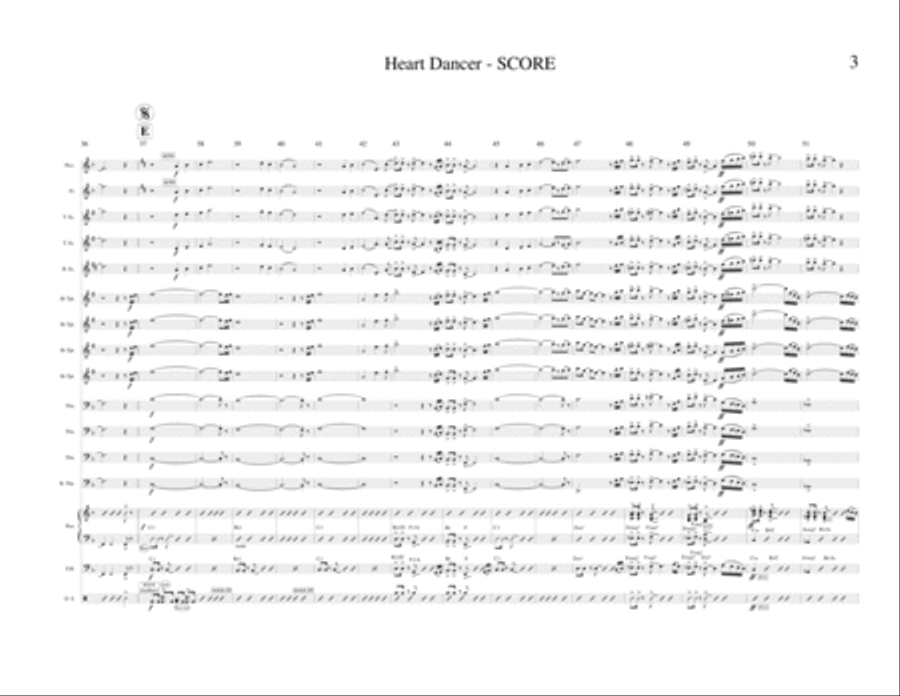 Heart Dancer (Jazz Band) Jazz Ensemble scores gallery preview page 3
