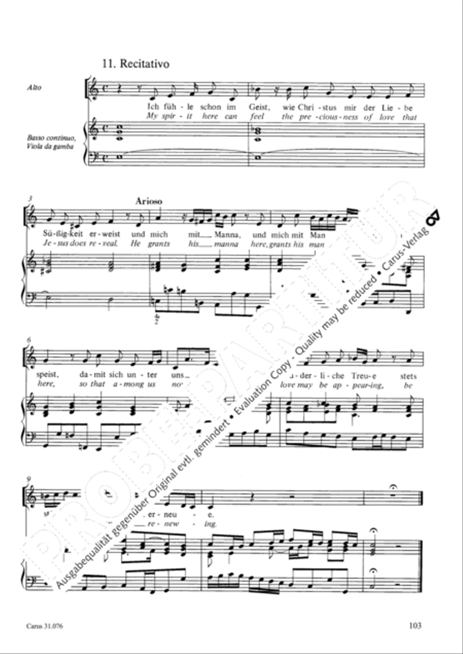 The heavens are telling the Father's glory (Die Himmel erzahlen die Ehre Gottes) 4-Part scores gallery preview page 104