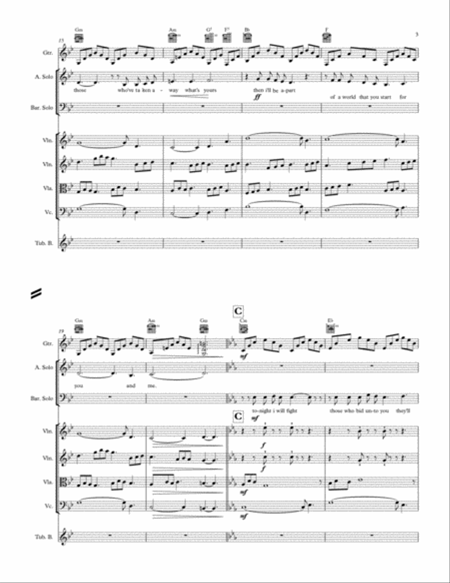 Come Clutch Out My Heart Chamber Orchestra scores gallery preview page 3