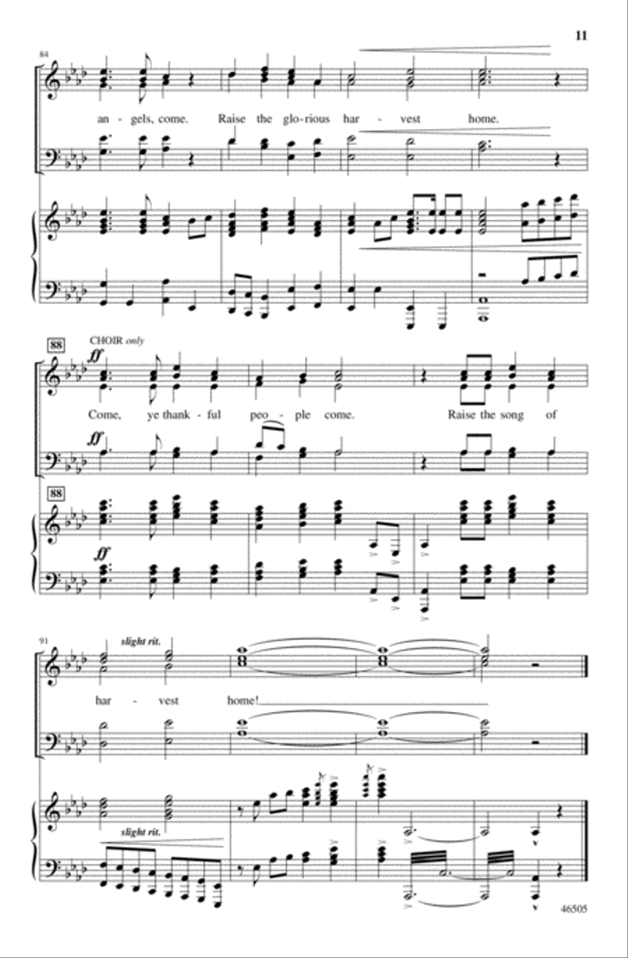 Give Thanks and Sing! Give Thanks and Sing! 4-Part scores gallery preview page 21