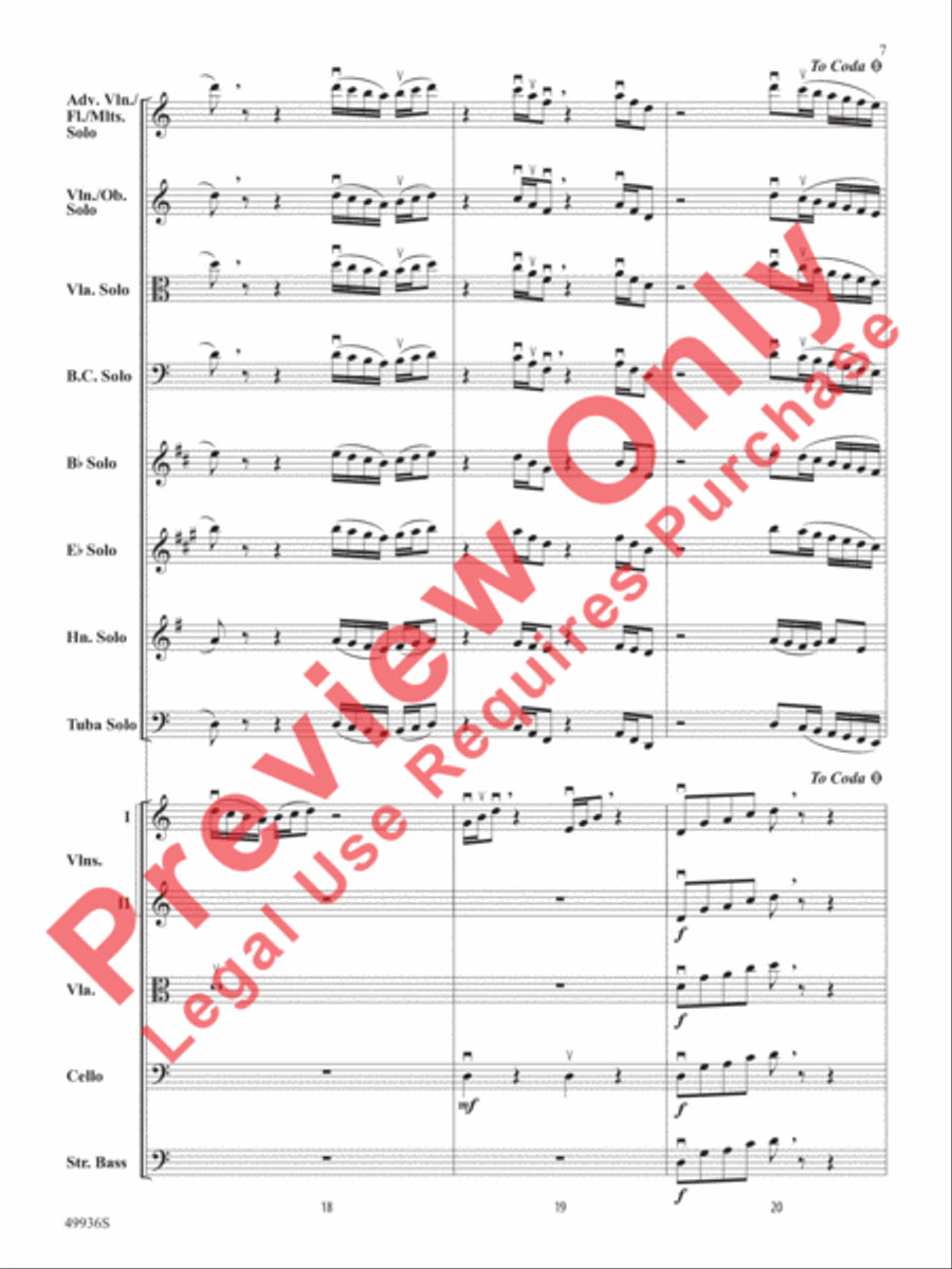A Chameleon Concerto A Chameleon Concerto String Orchestra scores gallery preview page 8