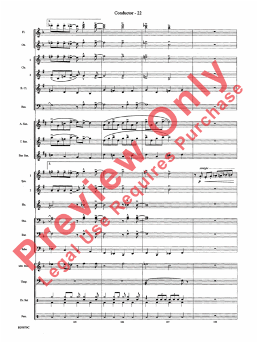 Christmas a la Big Band Christmas a la Big Band Concert Band scores gallery preview page 25