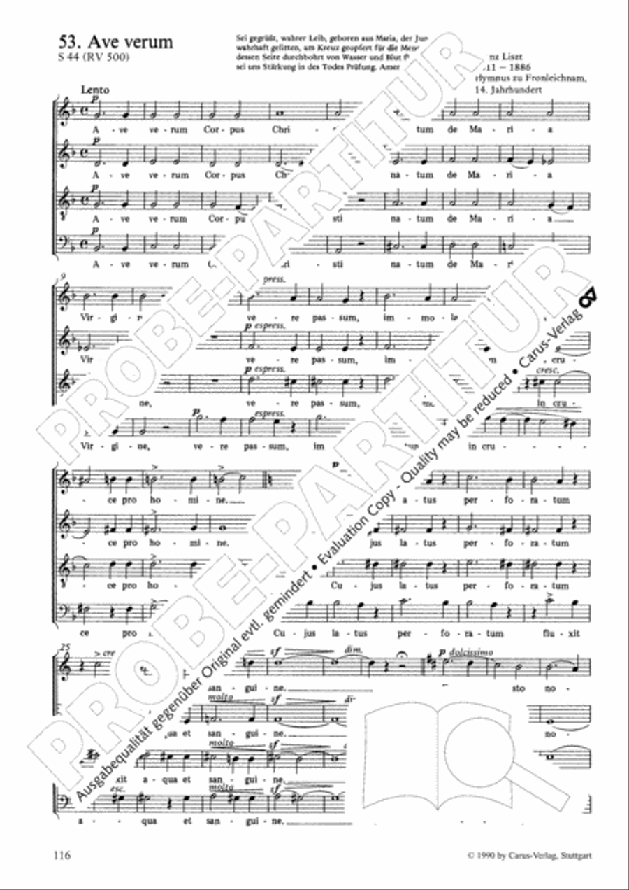 Geistliches Chorbuch der Romantik Choir scores gallery preview page 117