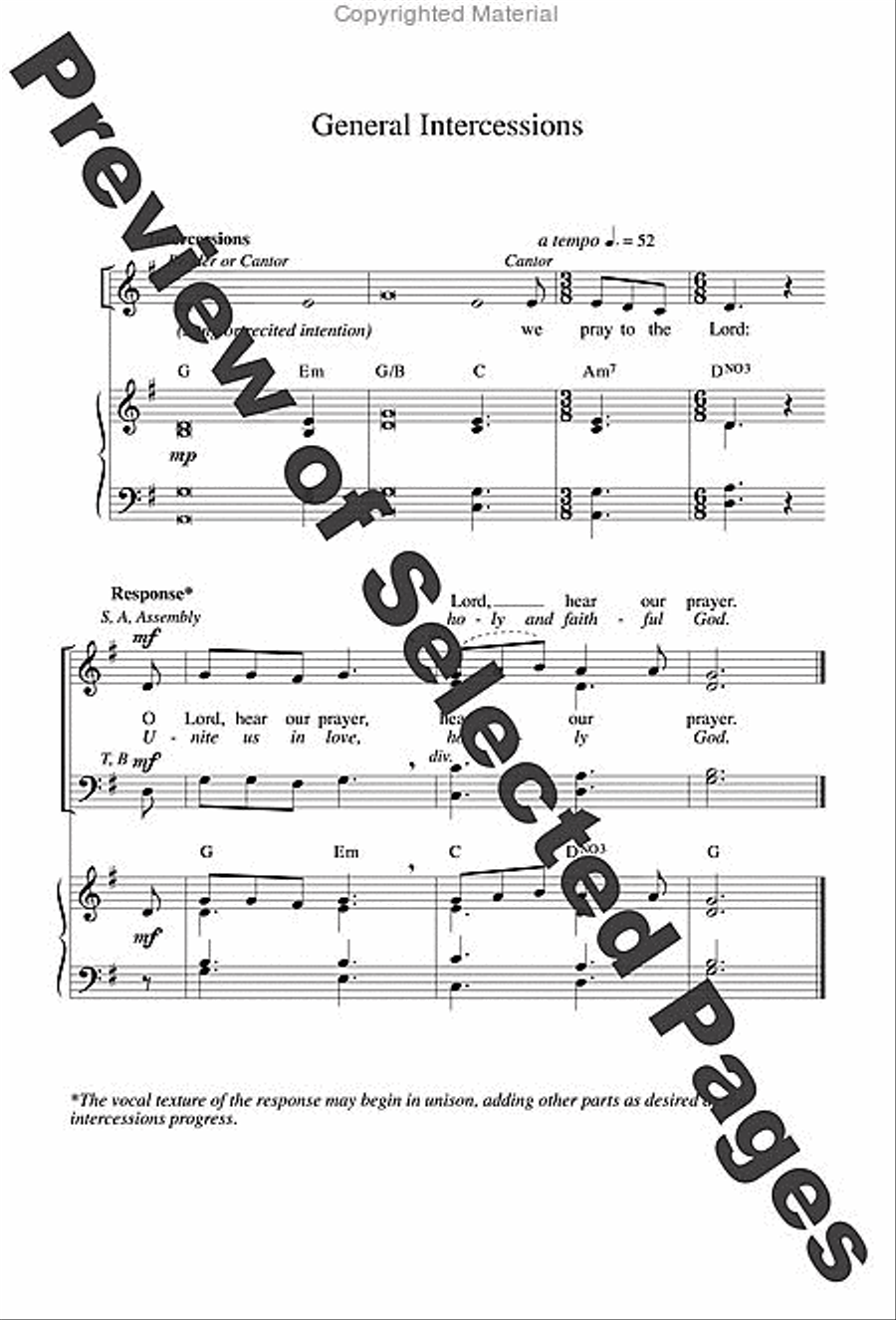 Jubilation Mass - Choral / Accompaniment edition 4-Part scores gallery preview page 17