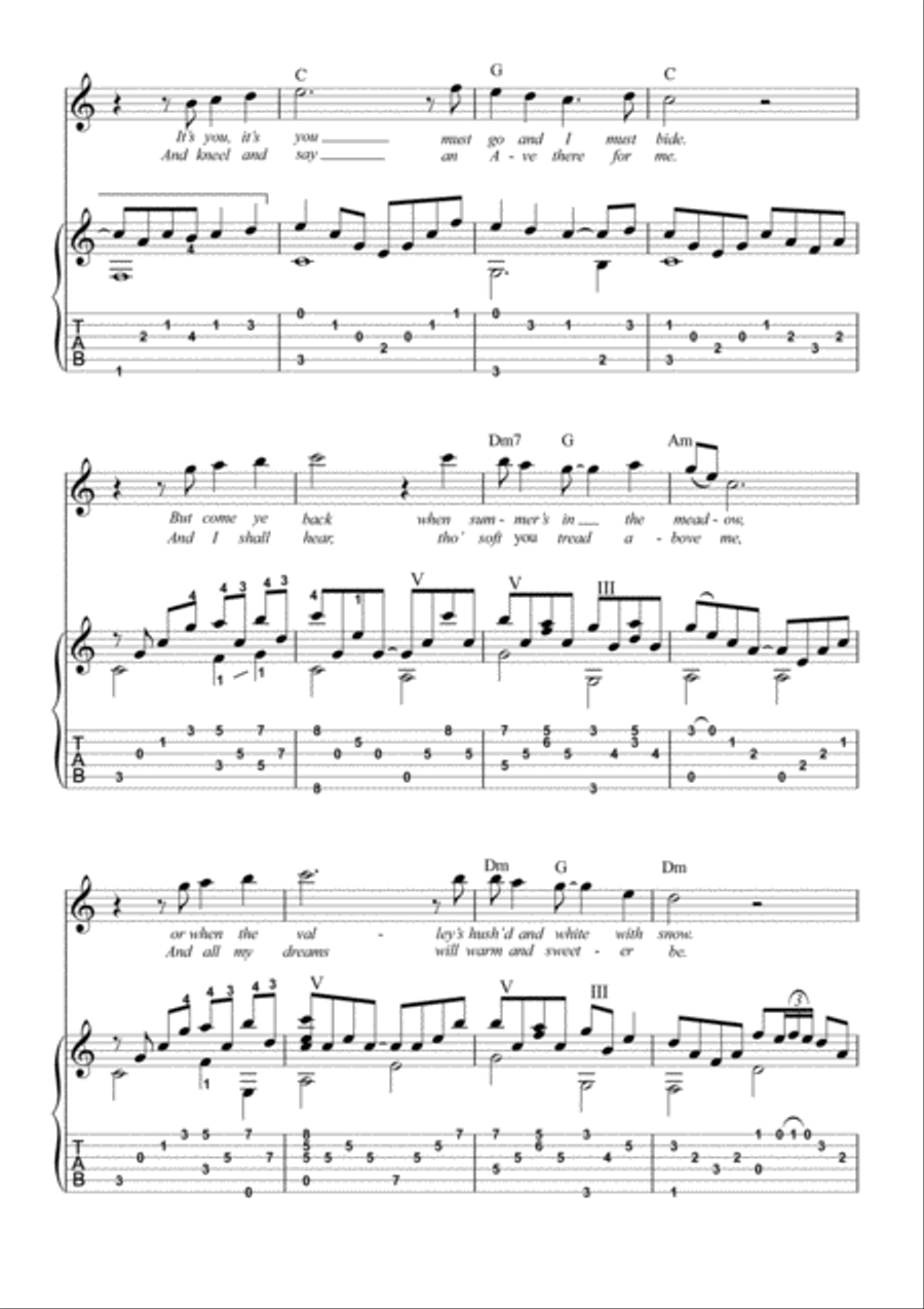Danny Boy Acoustic Guitar scores gallery preview page 2