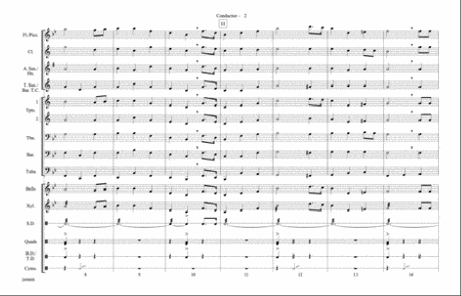 The Star-Spangled Banner The Star-Spangled Banner Marching Band scores gallery preview page 9