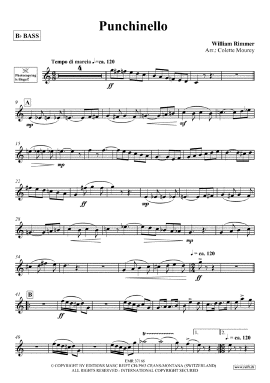 Punchinello Piano Accompaniment scores gallery preview page 2
