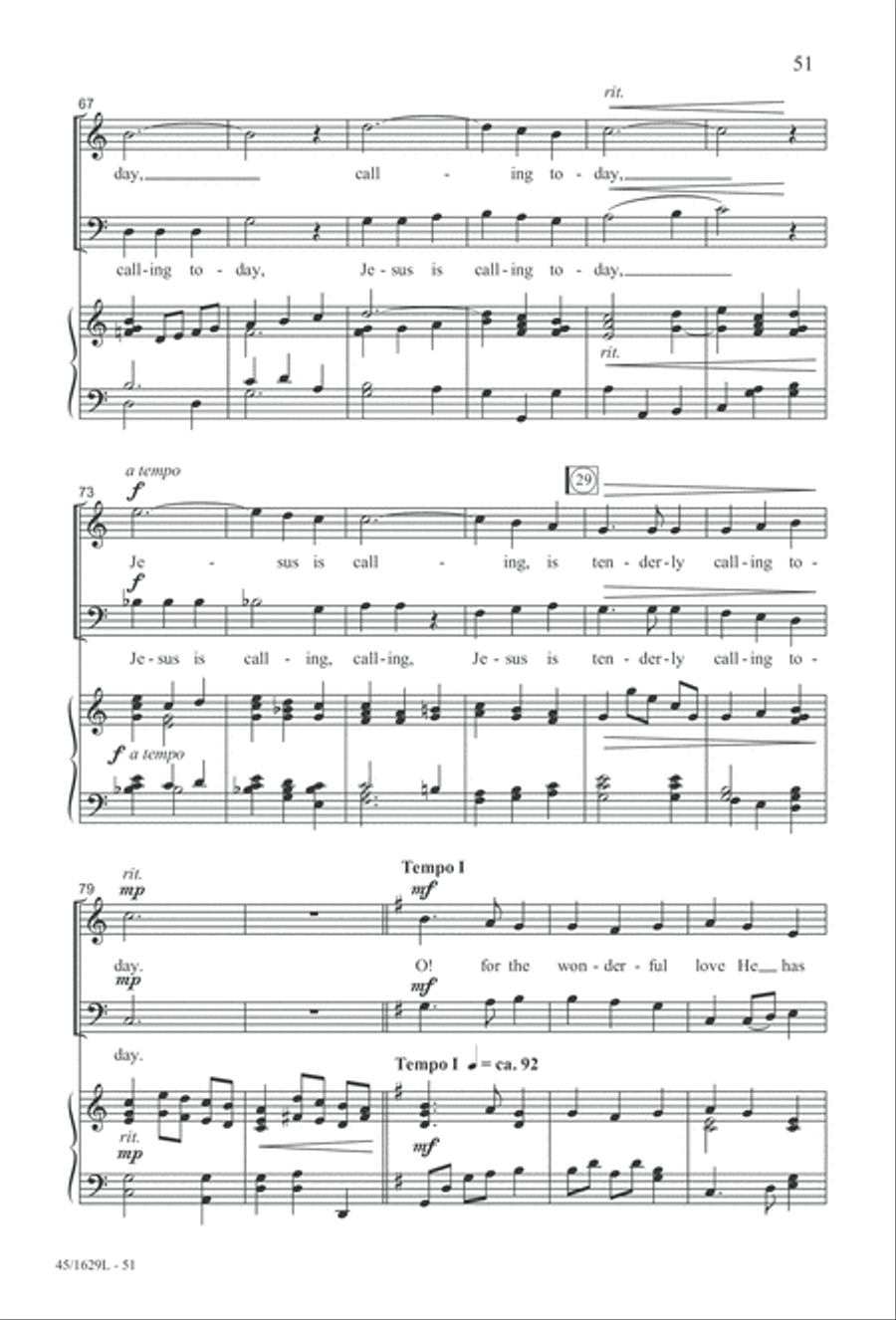 Hymns We Love to Sing, Vol. 2 3-Part scores gallery preview page 51