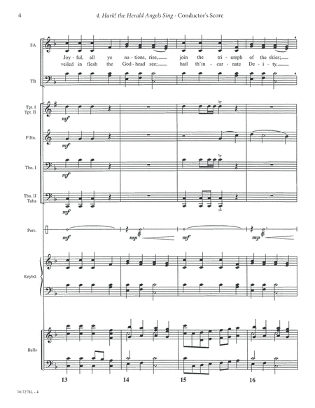 Hark! the Herald Angels Sing - Score and Parts