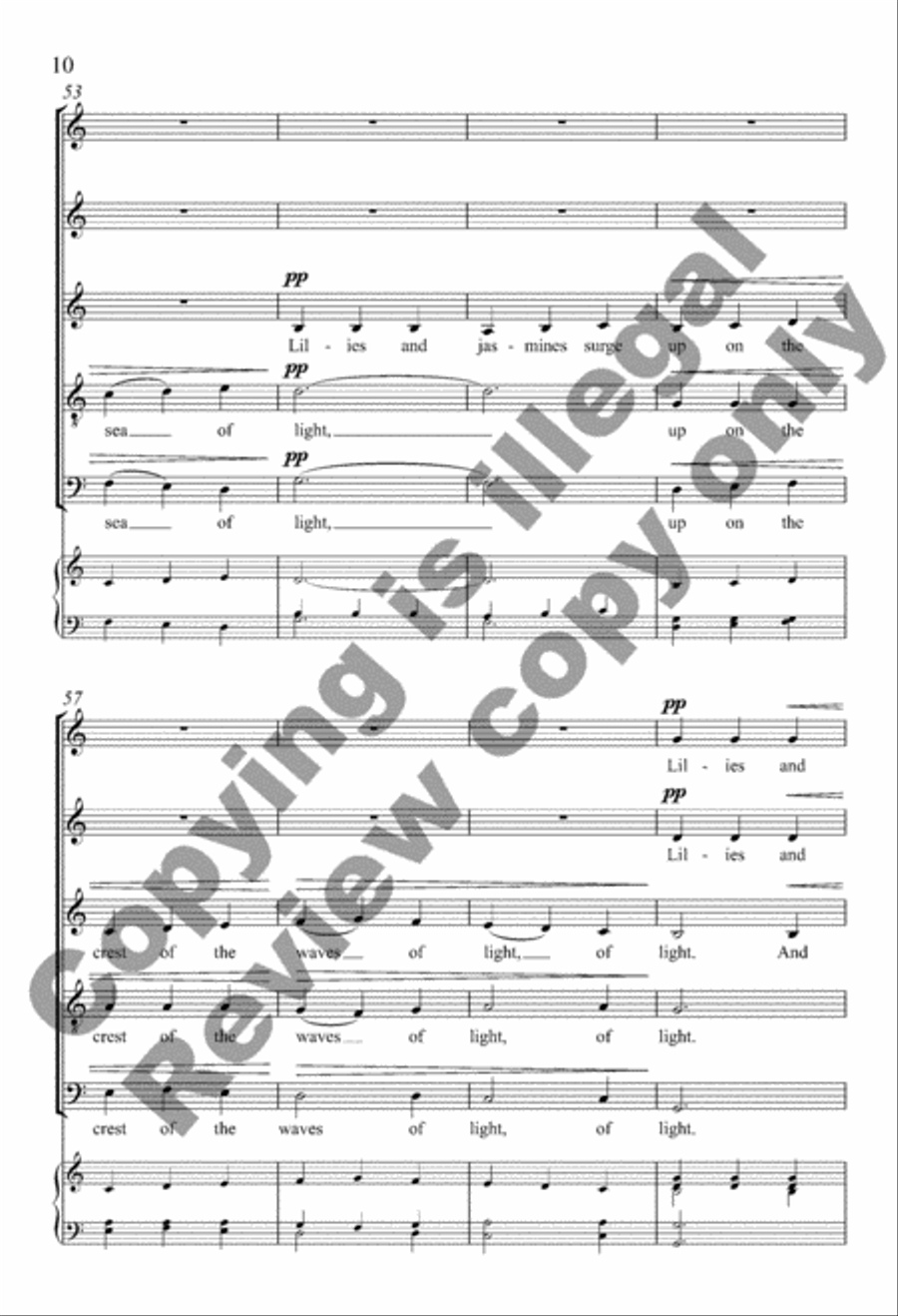 Light SSATB scores gallery preview page 10