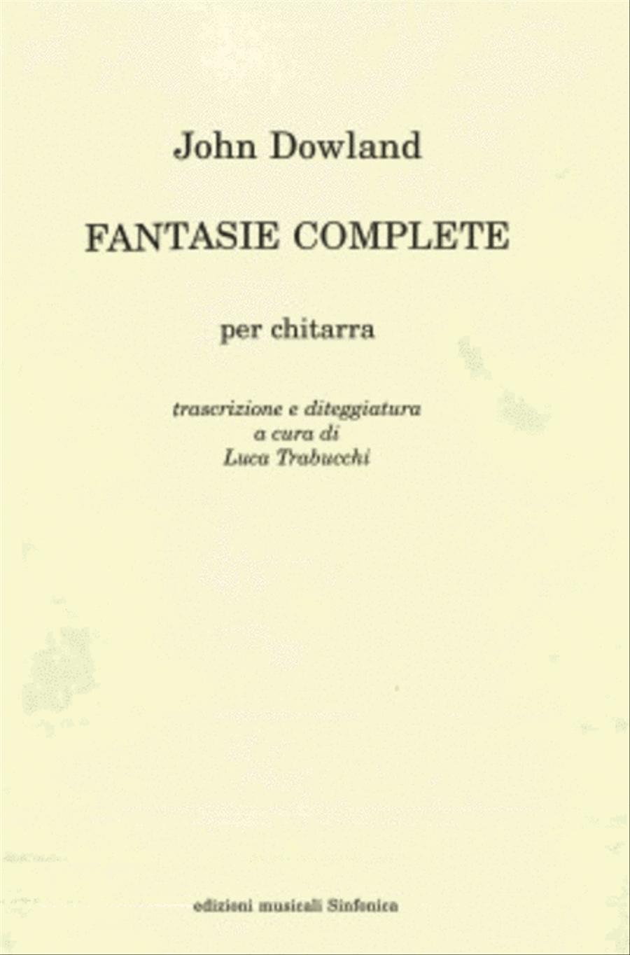 Fantasie Complete Classical Guitar scores gallery preview page 1