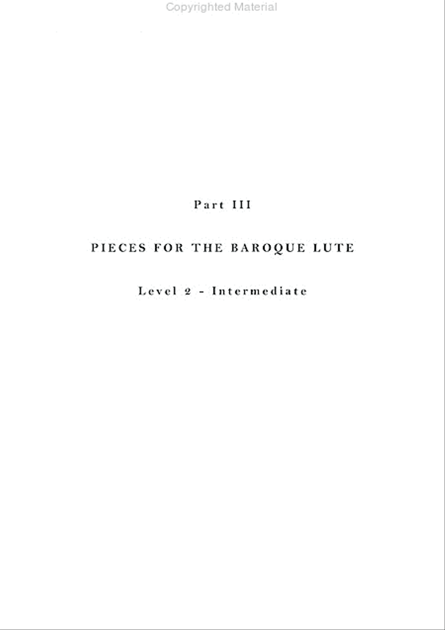 Method for the Baroque Lute. A practical guide for beginning and advanced lutenists Lute scores gallery preview page 13
