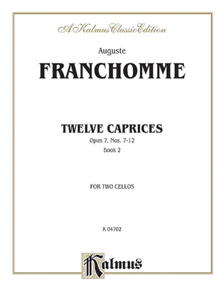 Twelve Caprices for Two Cellos, Op. 7, Book 2