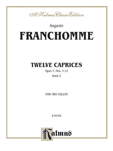 Twelve Caprices for Two Cellos, Op. 7, Book 2