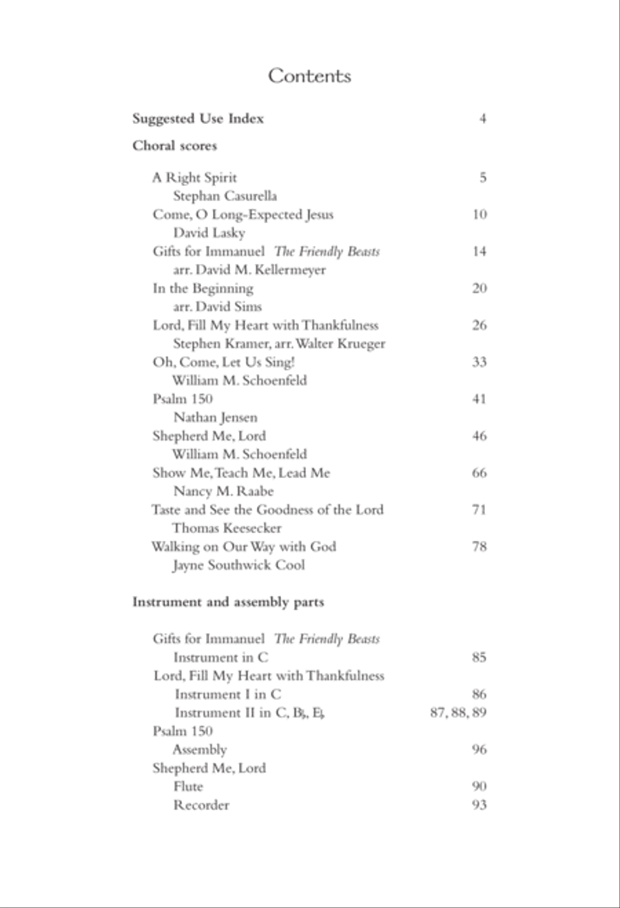 Augsburg Easy Choirbook Volume 3 Unison Choir scores gallery preview page 3