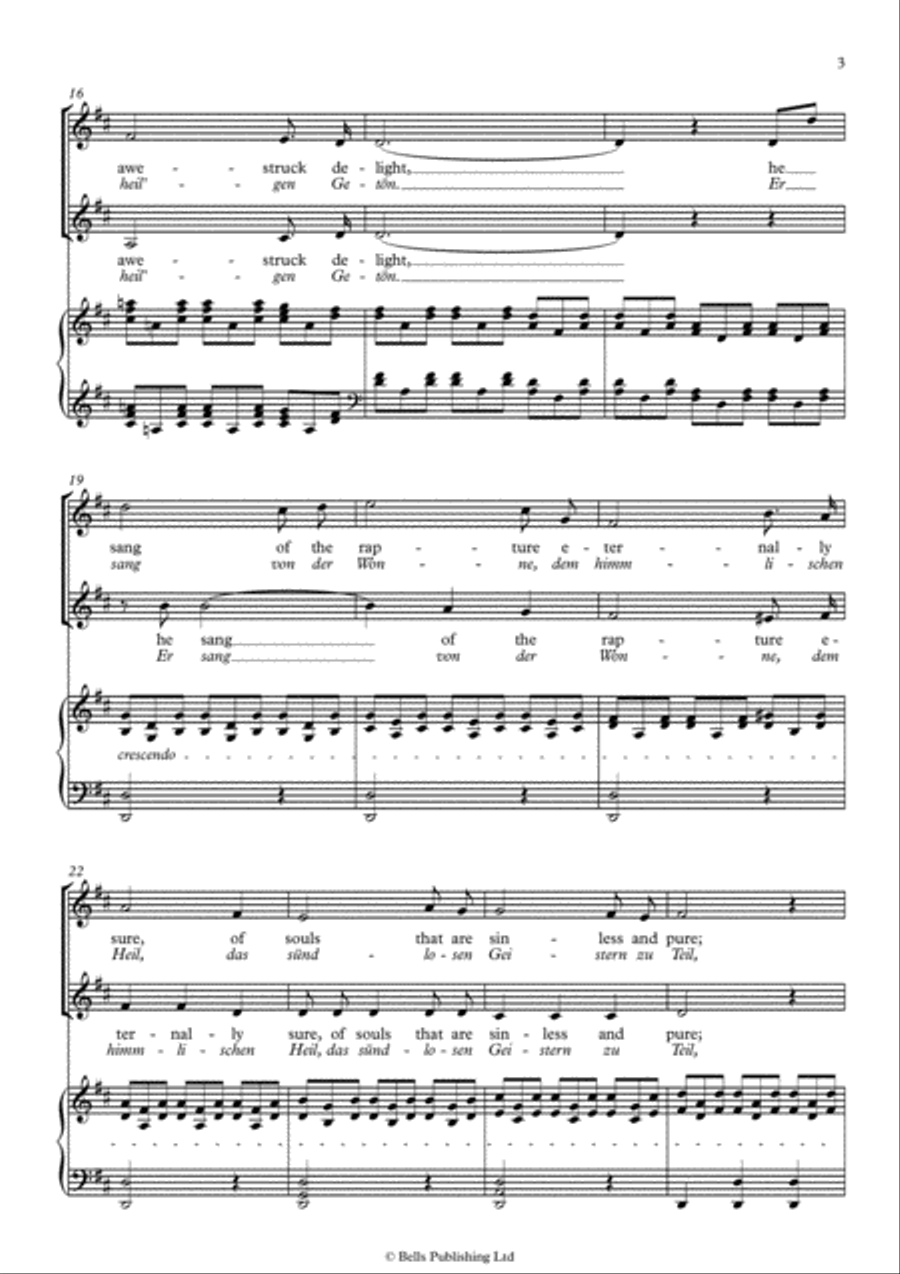 The Angel, Op. 48 No. 1 (Original key. D Major) Piano Accompaniment scores gallery preview page 3