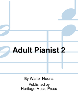 Book cover for Adult Pianist 2