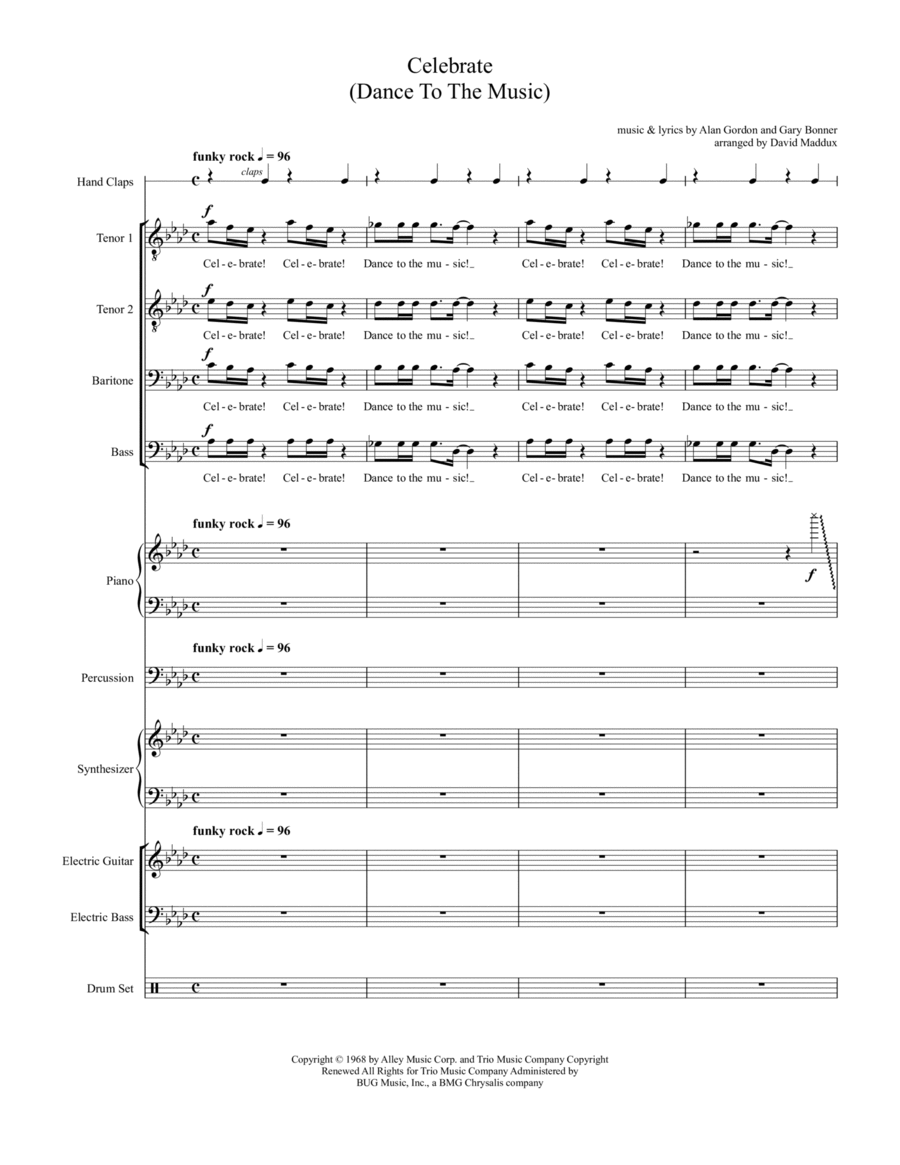 Celebrate Small Ensemble scores gallery preview page 1
