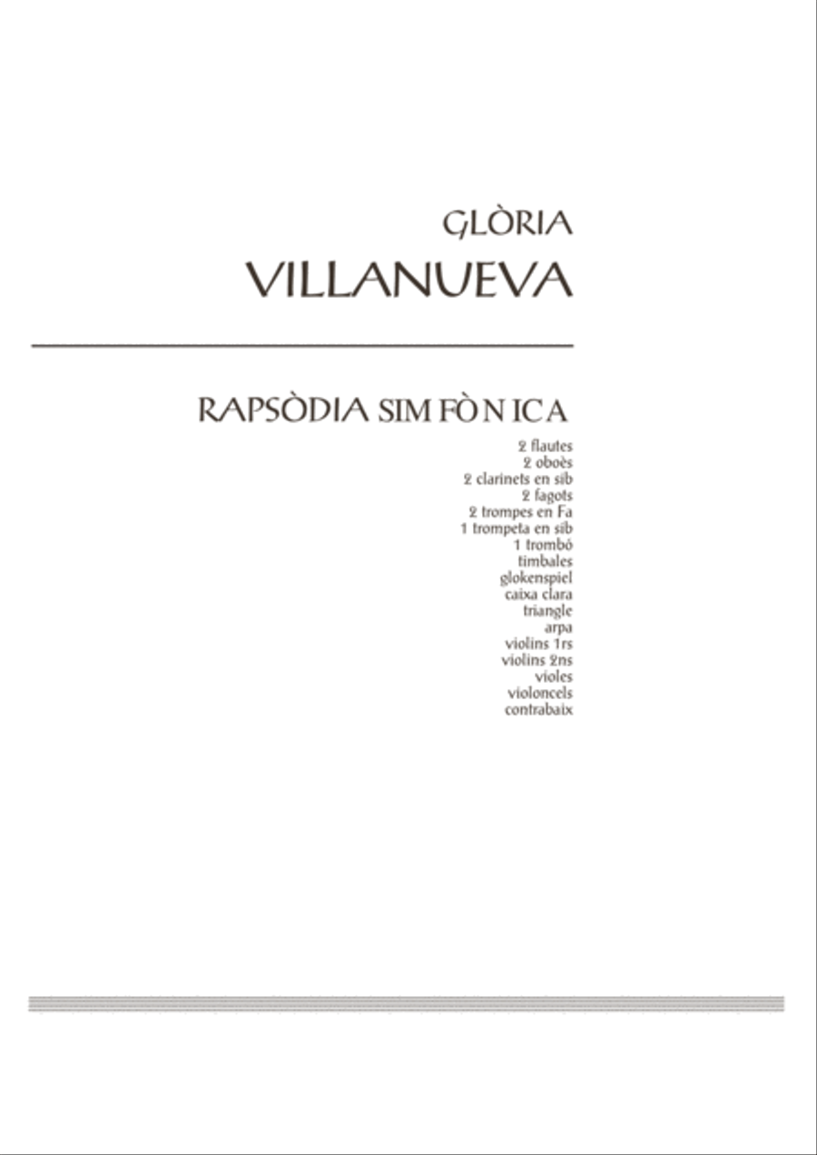 Rapsòdia simfònica Full Orchestra scores gallery preview page 3