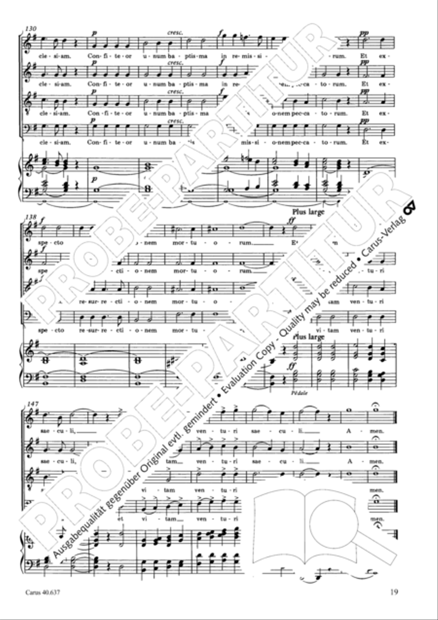 Messe breve no. 6 aux cathedrales 4-Part scores gallery preview page 24
