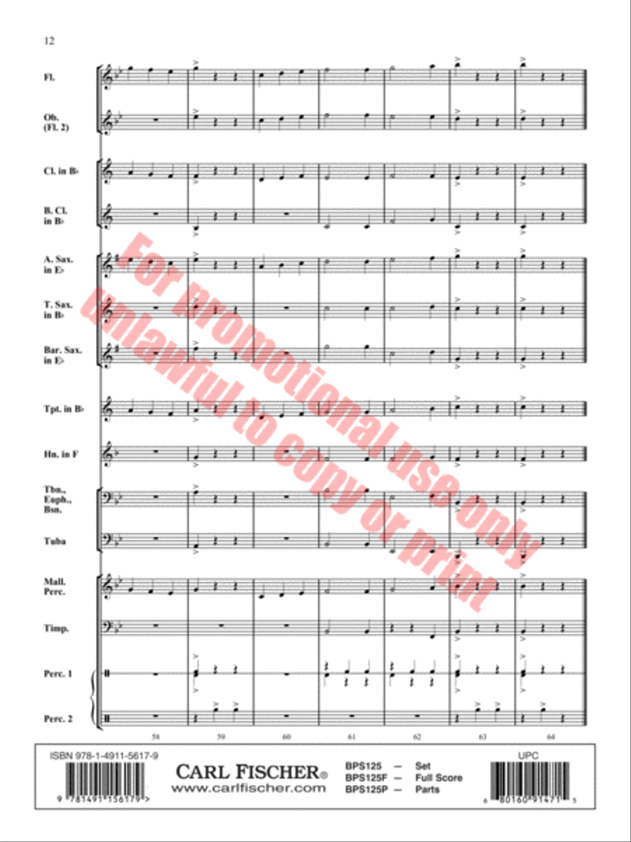 Pop! Pop! Pop! Concert Band scores gallery preview page 13