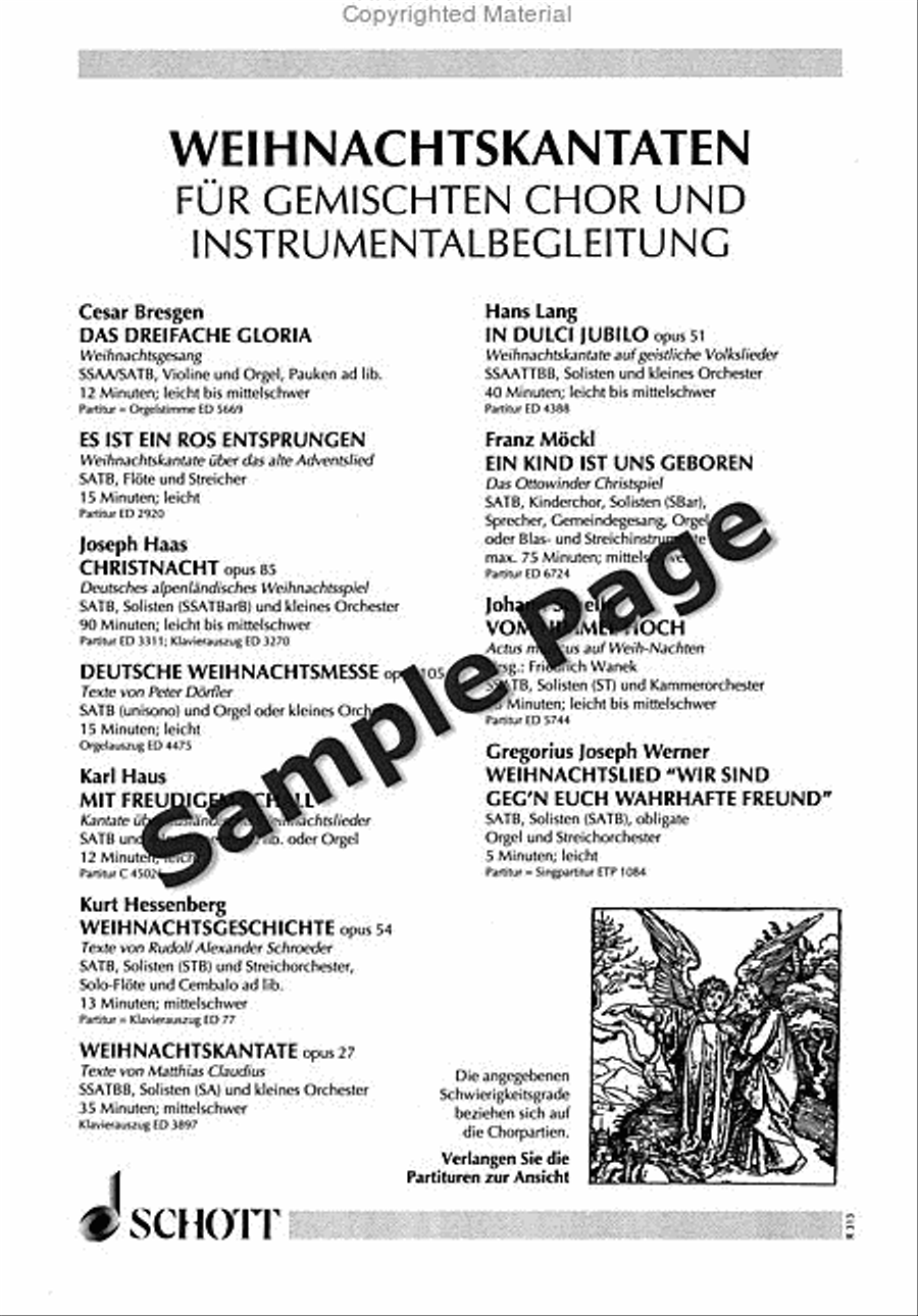Mit Freudigem Schall Score 4-Part scores gallery preview page 17