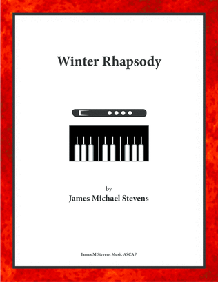 Book cover for Winter Rhapsody - Flute & Piano