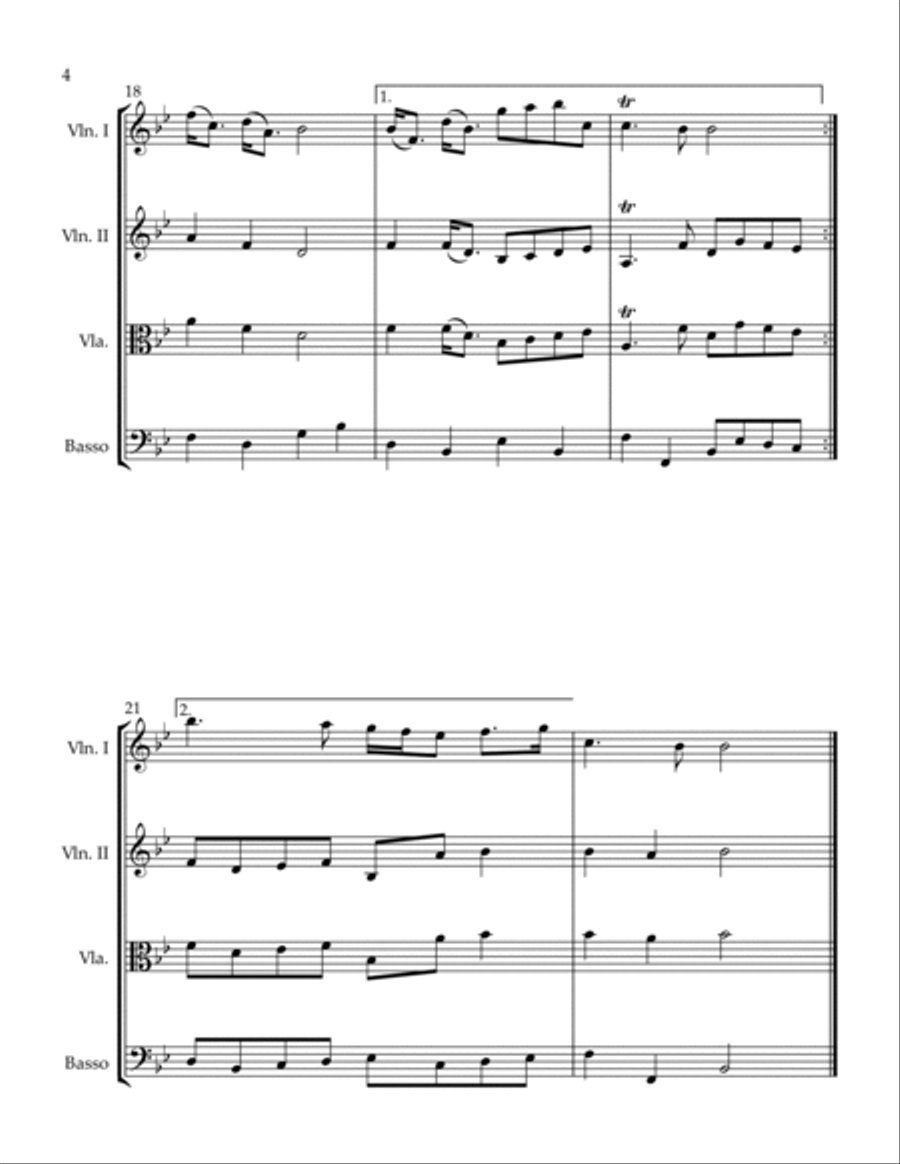 Alcina Musette String Orchestra scores gallery preview page 4