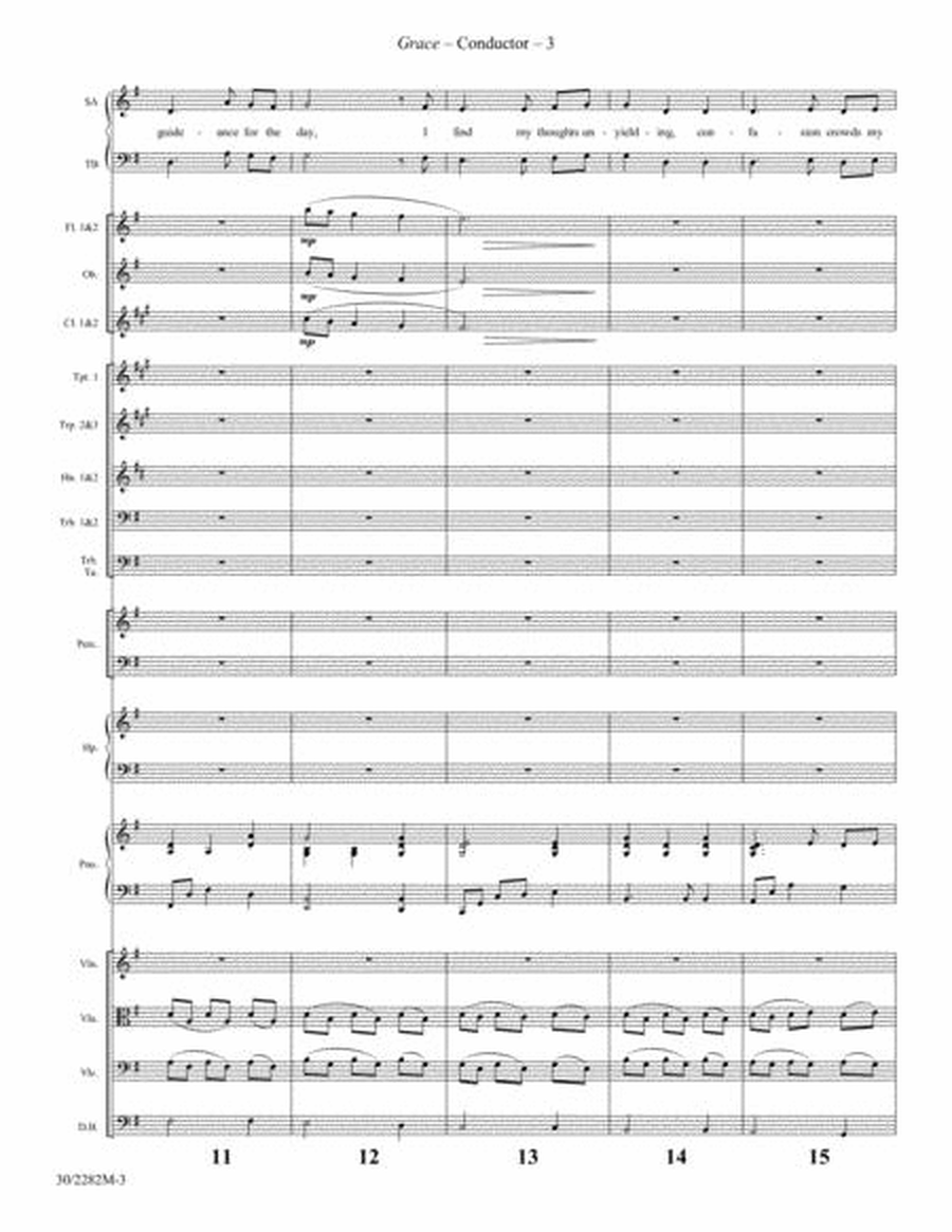 Grace - Orchestral Score and Parts